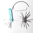 New 21-in-1 Portable Lock Pick Tool Set Foldable Edc Kit - Fast Shipping