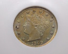 1909 Liberty Head  v  Nickel Proof 5c Ngc Pf64  017 Old Fatty Holder Ecc c  Inc 