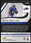 2019 Panini Prizm  Devin Singletary  335   Rookie Buffalo Bills
