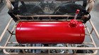 2 Gallon Spun Round Gas Fuel Tank Aluminum 6x18  Center Fill 1 4  Npt Outlet