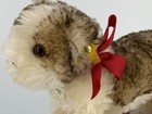 Vintage Steiff Classic 1927 Replica  molly  Mohair Terrier On Wheels Preowned