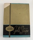 Vintage Gotham Gold Stripe Seamed Flat Knit Stockings 3 Pairs In Box