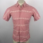Elderado Casuals Shirt Loop Collar Atomic Camp Mcm Vintage 1950s Mens Medium