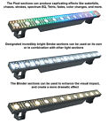 Rockville Pixel Hybrid Bar Battery Power Light Strip Linear Wash strobe blinder