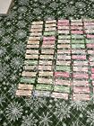 Large Lot Of 150 Original Jukebox 45 Record Title Strips  d22