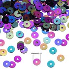10000 Pcs Flat Loose Sequins 4mm Bulk Cup Sequins Black