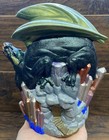 Fantasy Dragon Ceramic Statue Crystal Cave Figurine Gothic Home Decor 7 5   