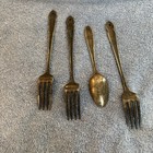 Lot Of Four  4  Pieces Of Vintage Silver Plated Silverware