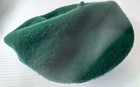 Girl Scout Vintage Green Beret Hat Felt Wool