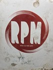 Original Vintage Rpm Gas   Oil Sign Double Sided Porcelain Sign Rare