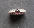 Vintage Art Deco Shell Shape Sterling Silver Perfume Snuff Bottle  Mexico 