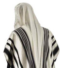Tallit Prayer Shawl 100  Wool Prima A A  black  Size 65  L X 83  165 210  W A-80