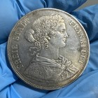 1862 Germany Frankfurt Silver 2 Thaler Rothschild Bride Eagle Unc Km365 