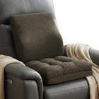 Memory Foam Small Recliner Cushions With Lumbar Support Pillow Set  18x16x4 I   