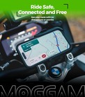 Motorcycle Phone Mount Anti Vibration Cnc Aluminum Dual Clamp Handlebar 0 87-   