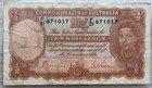 1939 Australia 10 Shillings Banknote King George Vi Renniks R12 Sheehan Mcfarlan