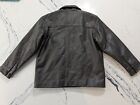 Vintage Gap Leather Bomber Jacket Youth Large Full Zip Y2k 90s Lined Adult Xs
