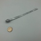 Vtg C   Nw Trans Co Metal Tamper Tag Band Chicago   Northwestern Railroad U1