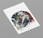 Black Knight  Curse Of The Ebony Blade Wall Art Print 11  X 17  Marvel Poster