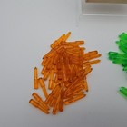Vtg Lite-brite Pegs With 2 Storage Boxes Mixed Colors 1-1 8    Size Over 180 Pegs