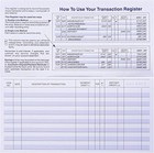 24 Pcs Check Registers For Personal Checkbook  Easy To Read Checkbook Register