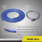 4 Gauge Car Audio Amplifier Wiring Kit Dual Amp Cca Power Rca Ofc