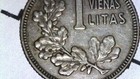 1925 Lithuania 1 Litas World Silver Coin  Xf-au Rare Gradable Iconic  500 Silver