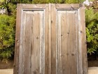 Antique French Double Doors  43x98 75  Raised Panel Doors  European Doors A576