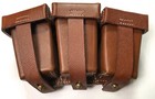 Wwi German M1909 G98 Gew98 Gew 98 Rifle Ammo Pouches-brown Leather