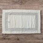 Tahari Set Of 2 King Pillow Shams 100  Cotton Blue Gray French Country Farmhouse