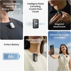 Dji Mic 2 Transmitter wireless Microphone Intelligent Noise Cancelling 14h Recor