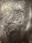 1993 Arthur Court 14 Inch Elk Deer Stag Doe Fawn Herd Round Serving Display Tray