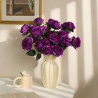 Artificial Silk Rose Flower Bouquet Lifelike Fake Rose For Wedding Home Party De