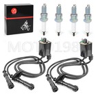 For Honda Shadow Ace Aero Spirit 750 Vt750 Ignition Coil Pack Spark Plug   Cap 
