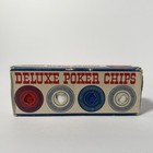Vintage Mayer Plastics Deluxe Poker Chips 400  Chips 4 Boxes   Bonus Box Usa