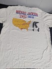 Michael Jackson Bad Tour 88 Concert Short Sleeve T-shirt Adult M Rn 129164