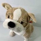 Melissa   Doug Giant English Bulldog Plush Stuffed Animal Tan White 17 