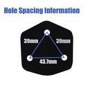 1 Pair Bass Drum Spurs W  Gasket Screws Chrome Finish Telescopic Bass Drum Legs 