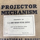 1940 Super Simplex  Parts List For Projector Mechanism  Us Army Picture Service