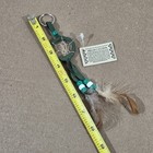 Authentic Navajo Dream Catcher Key Chain Handcrafted Green 1 5  Diameter