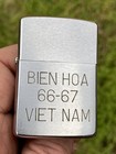 Vintage Nice 1966 Zippo Lighter Bien Hoa Vietnam War Military Air Base Estate