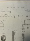 Antique 18th Century Mechanics Springs Wedges Windlass Copper Engraving Plate