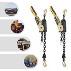 Heavy Duty Ratcheting Chain Binders 2 Pcs Truck Ratcheting Chain Load Binders