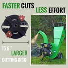S1 Wood Chipper  20  1 High Reduction Ratio  7 Hp 212cc Heavy Duty Engine Gas   