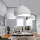 19 7 Inch Large Modern White Wabi Sabi Pendant Light Fixture -e26 Base