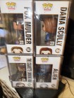 The X-files Funko Pop Mulder Scully Csm Alien 183 184 185 186 Signed All