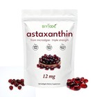 Natural Astaxanthin 12mg 120 Softgels     Antioxidant  Immune Support
