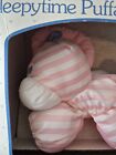 Vtg 1991 Fisher Price Plush Puffalump Sleepy Time Zebra pony  Stars Pink Stripes