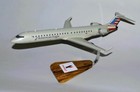 American Eagle Bombardier Crj-900 New Hue Gray Desk Top Model 1 72 Sc Airplane
