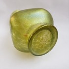 Vintage Vase Art Glass Rare Antique Collectible Studio Art Glass Green 